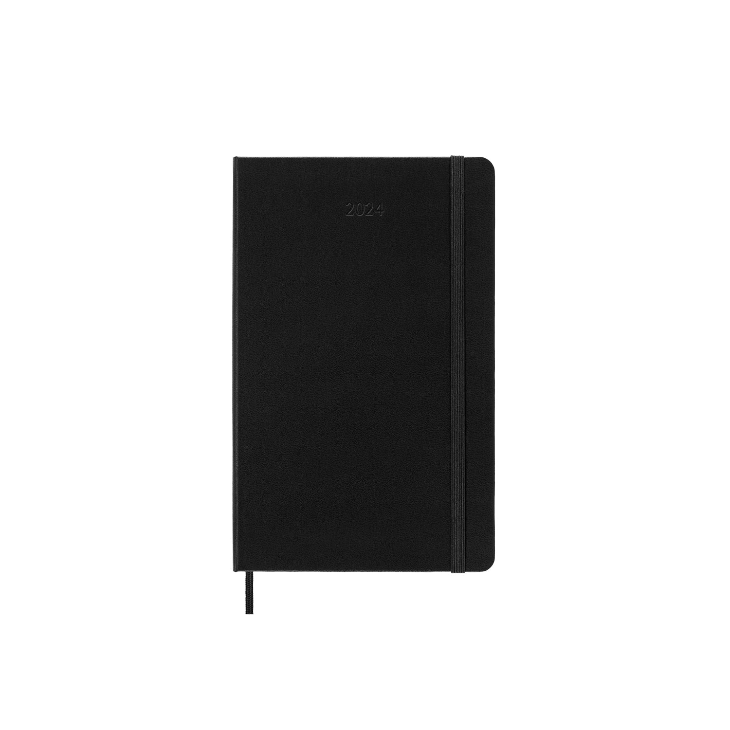 Moleskine 2024 Hard Cover Diary Weekly Horizontal Large Black - Pencraft the boutique