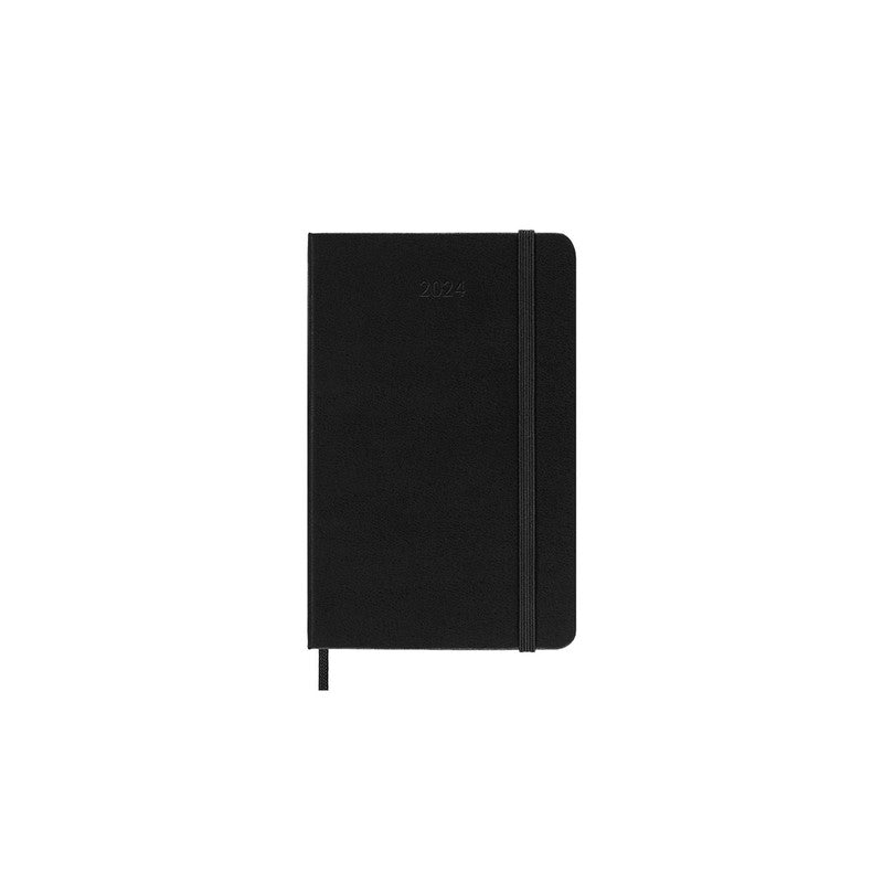 Moleskine 2024 Hard Cover Diary Weekly Notebook Pocket Black - Pencraft the boutique