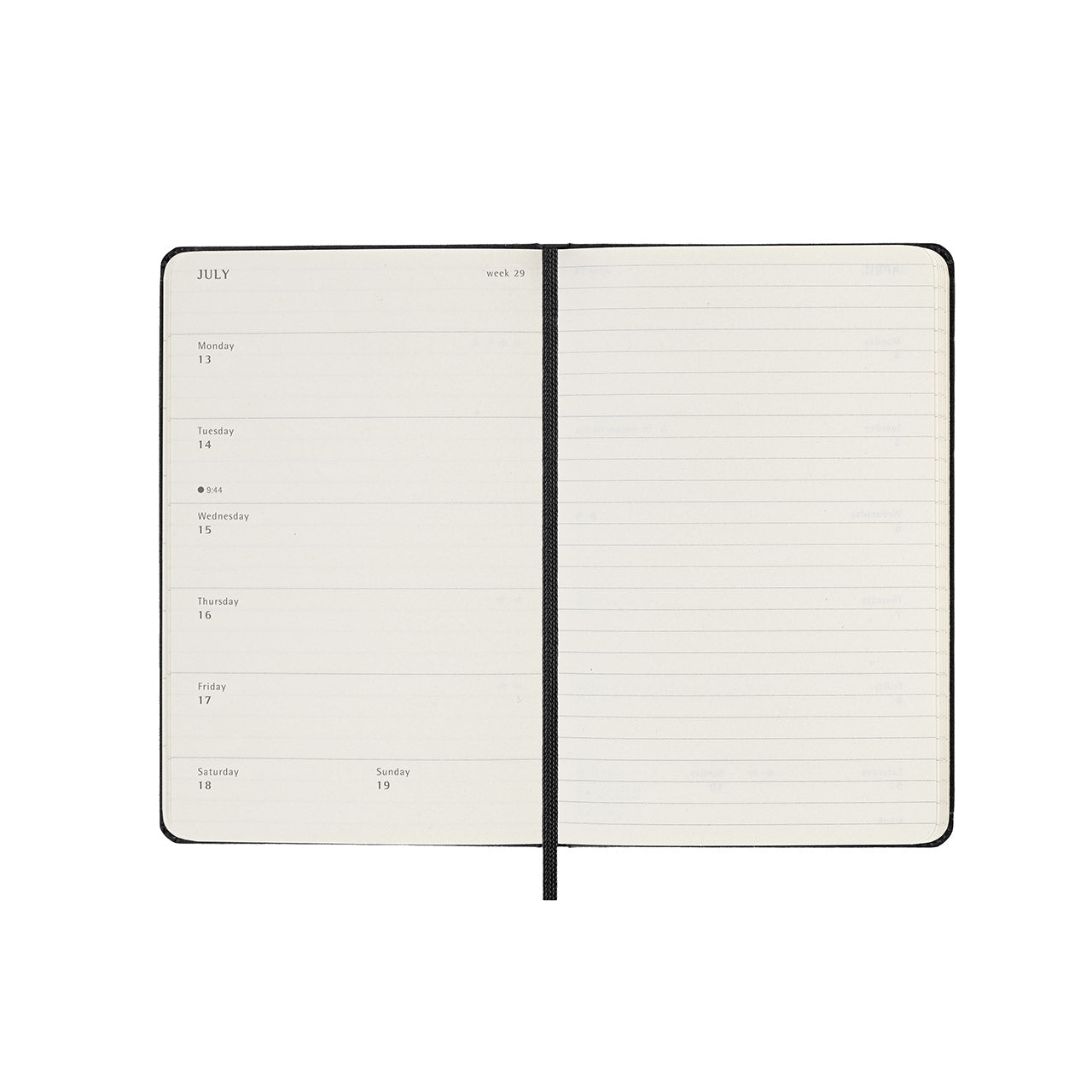 Moleskine 2026 Hard Cover Diary Weekly Notebook Pocket