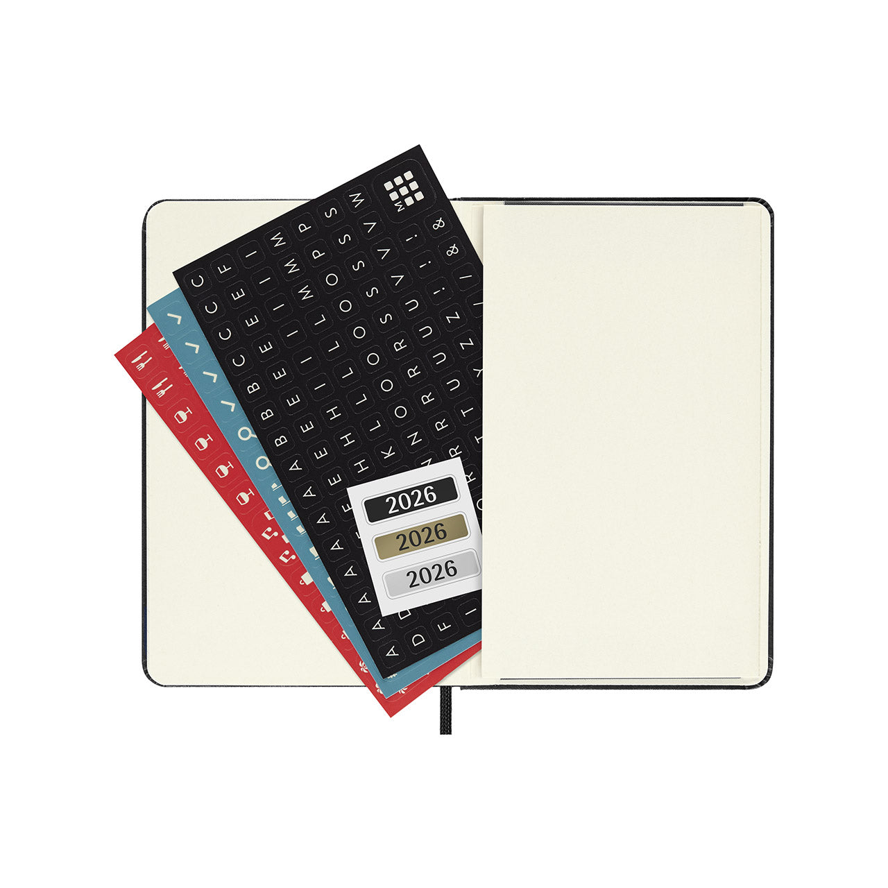 Moleskine 2026 Hard Cover Diary Weekly Notebook Pocket