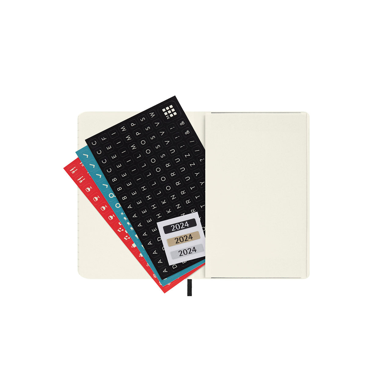 Moleskin 8-month daily planner deals black