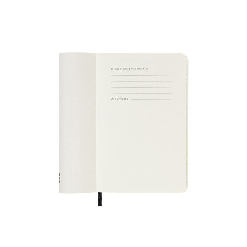 Moleskine 2024 Soft Cover Diary Weekly Horizontal Pocket Black - Pencraft the boutique