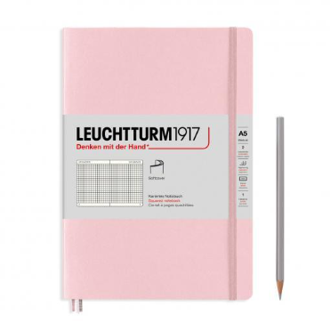 Leuchtturm1917 Notebook Softcover Medium (A5) Squared Powder