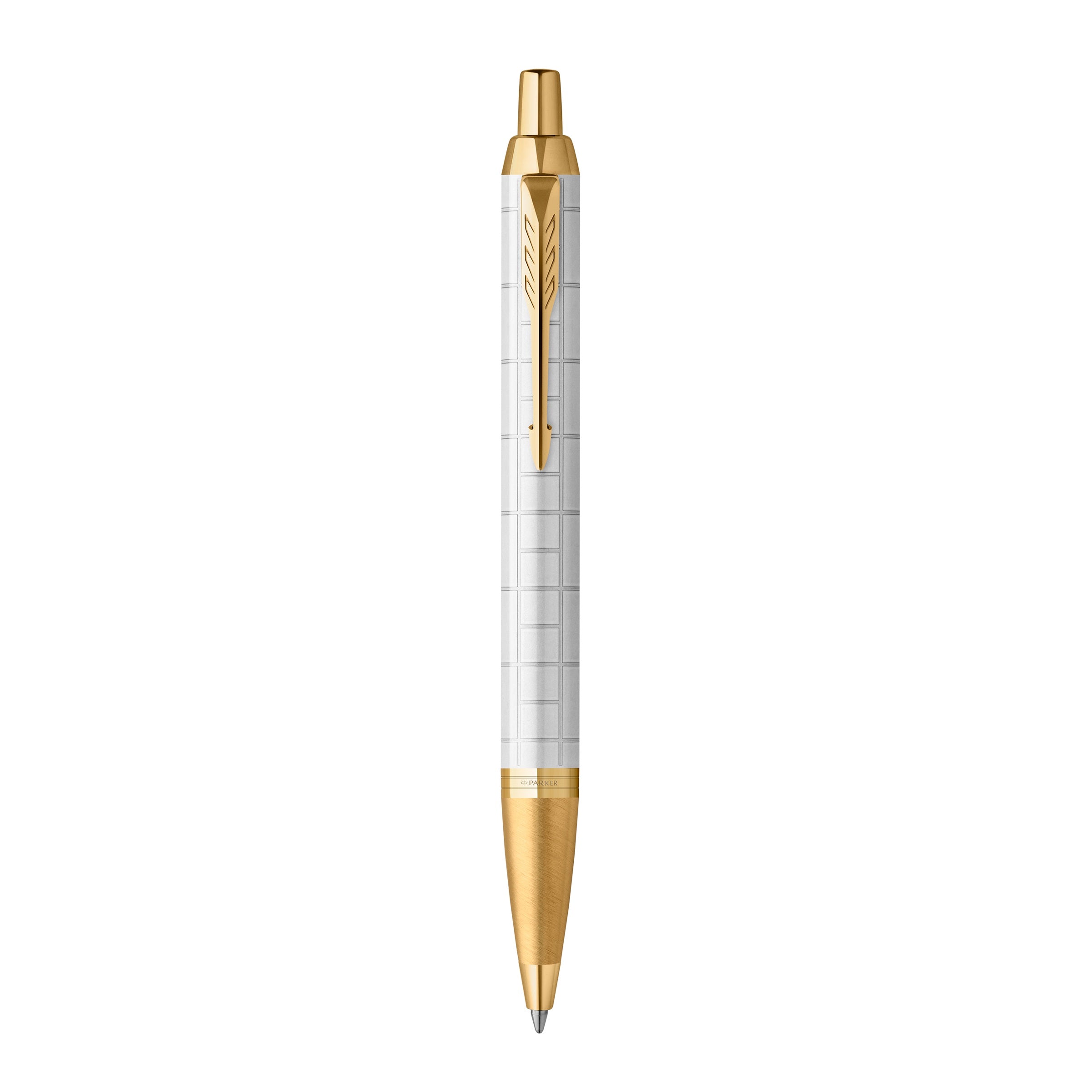 Parker IM Premium Pearl Gold Trim Ballpoint