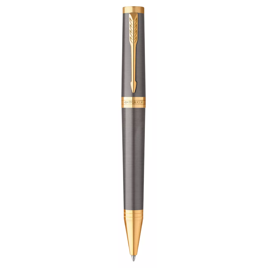 Parker Ingenuity Grey Gold Trim Ballpoint