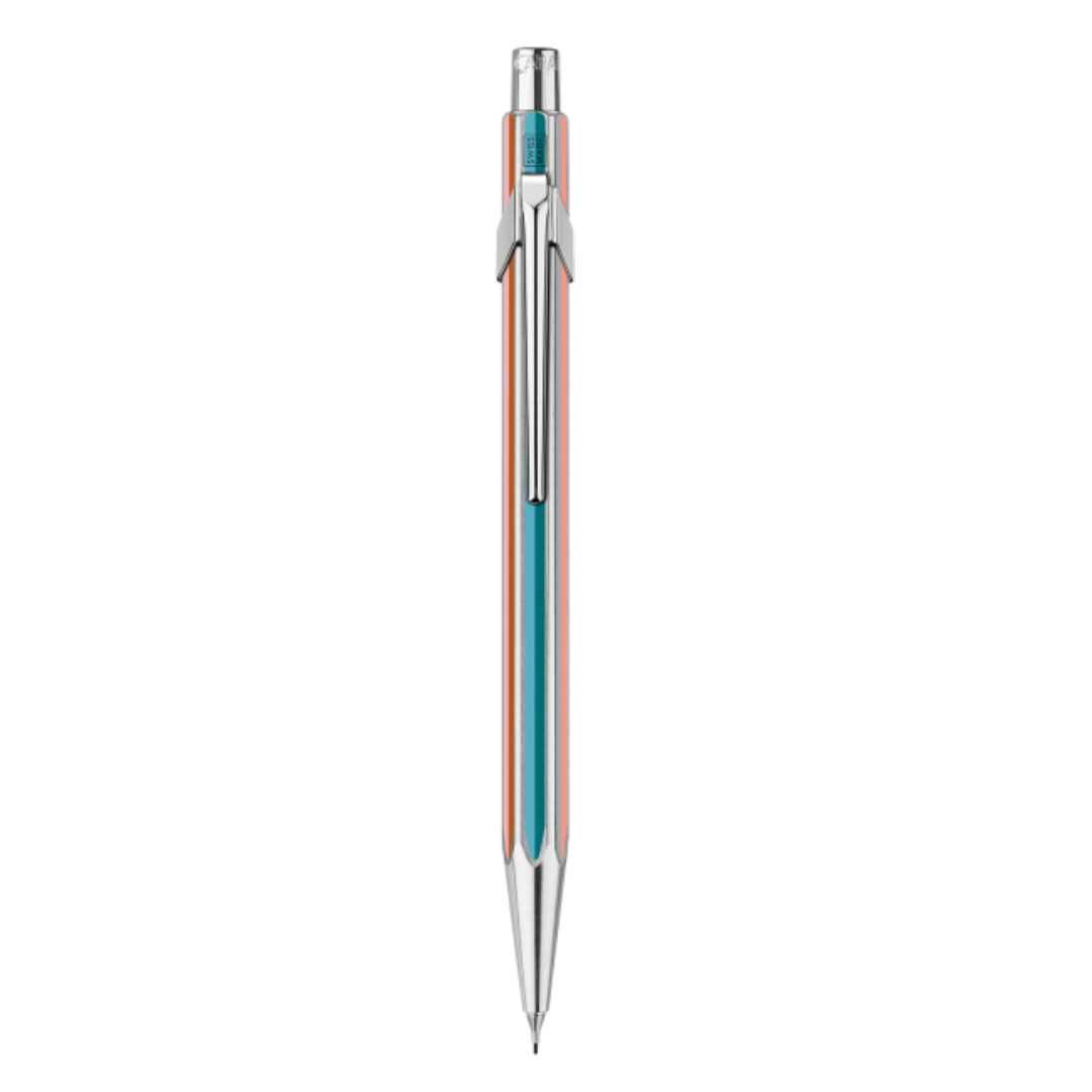 Caran D'Ache + Paul Smith 849 Grey Silver Mechanical Pencil