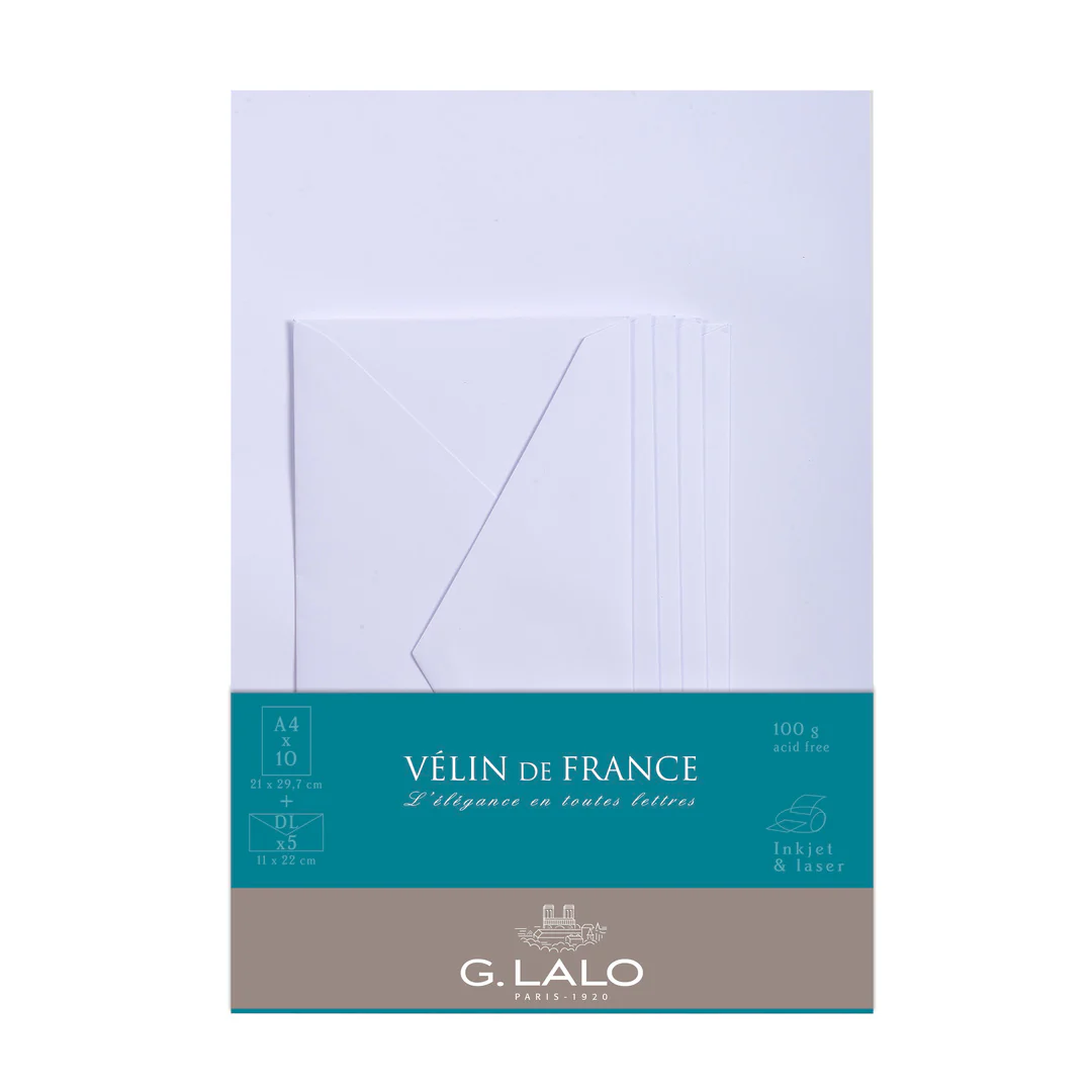 G.Lalo Velin De France Correspondence Set