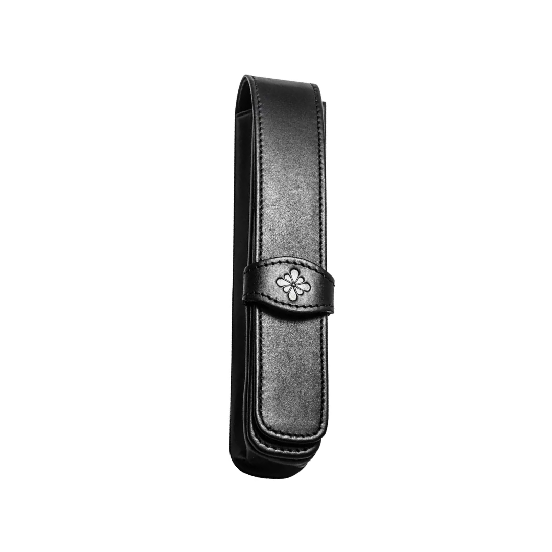Diplomat 1-Pen Leather Pouch Black