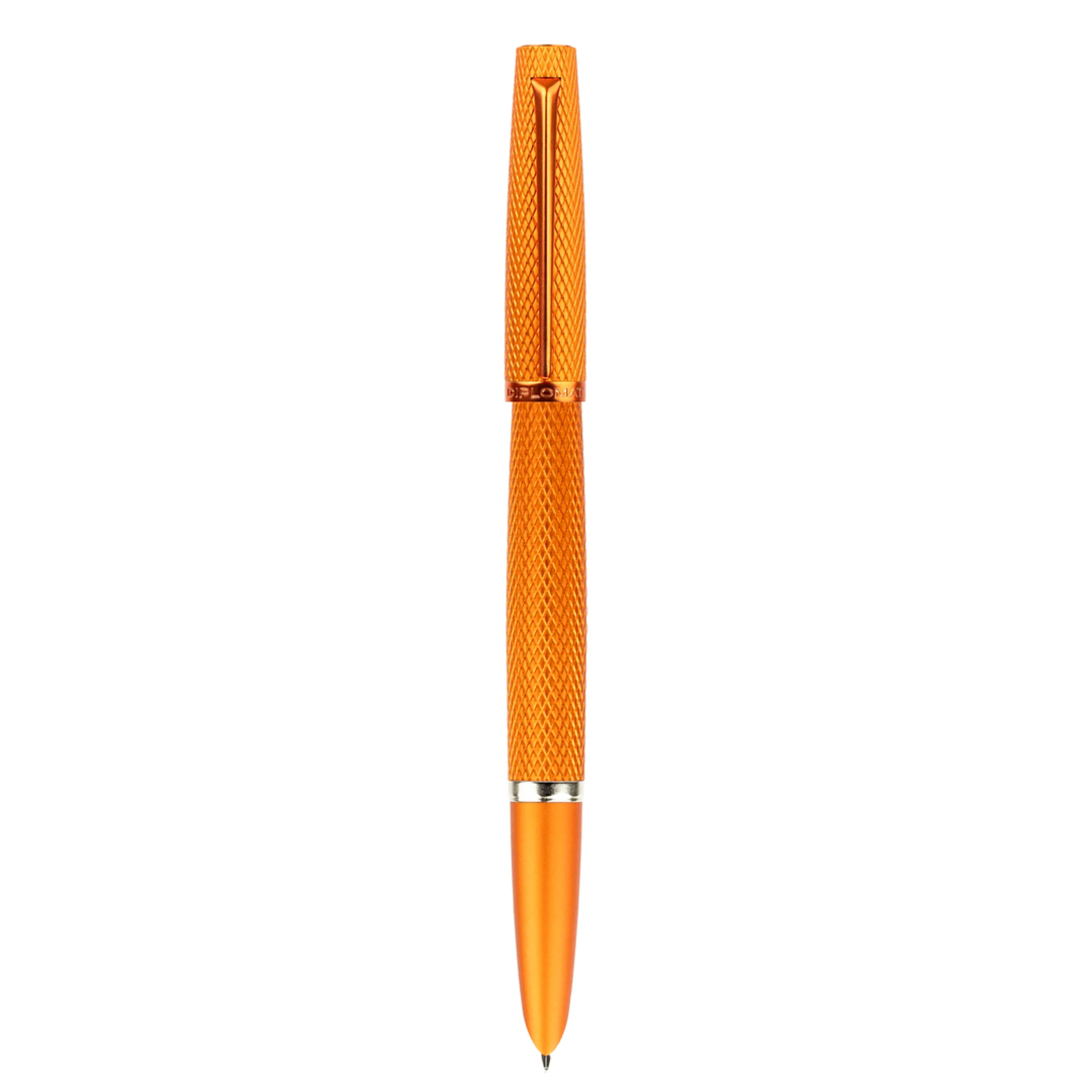 Diplomat Viper Orange Guilloche Fountain Pen F/M