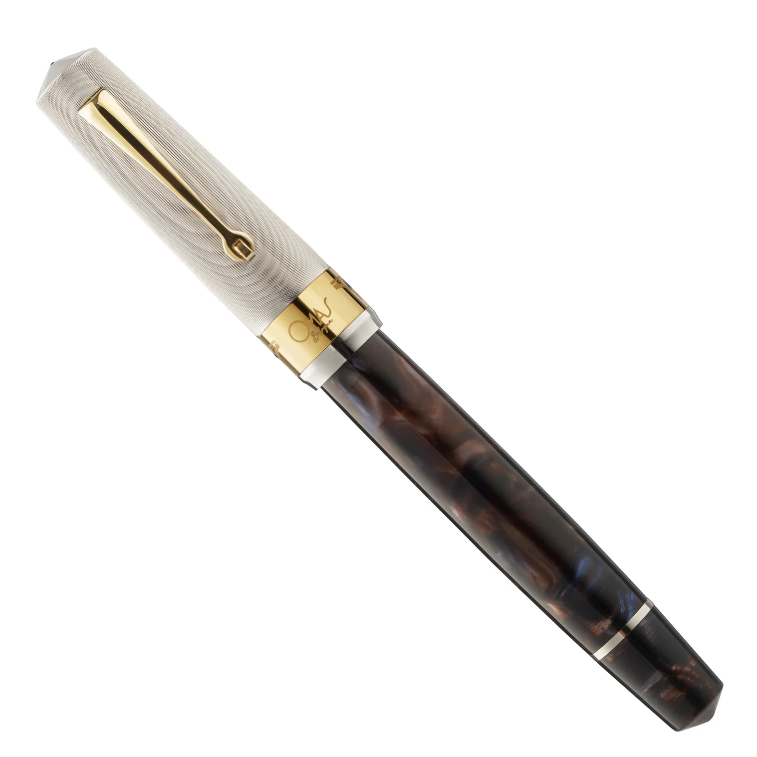 Omas Bologna Galassia Argento Fountain pen - Pencraft the boutique