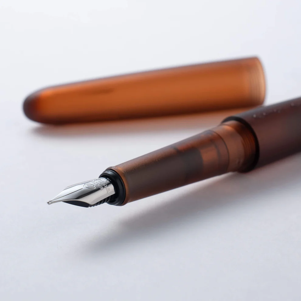 Kakimori Frost Fountain Pen Amber