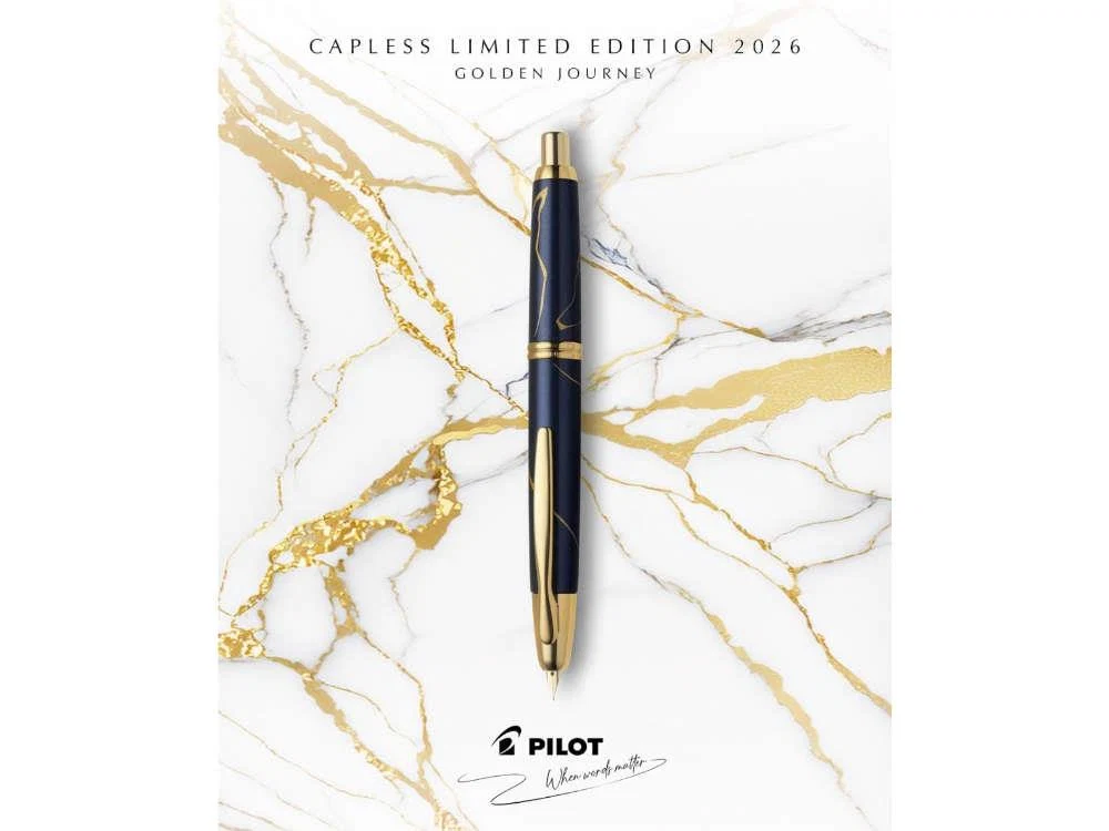 Pilot Capless Vanishing Point Limited Edition 2026 Golden Journey Fountain Pen
