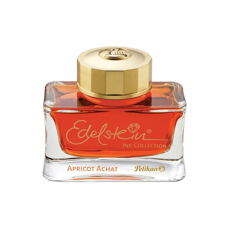 Pelikan Edelstein Apricot Achat Ink Bottle 50ml - Pencraft the boutique
