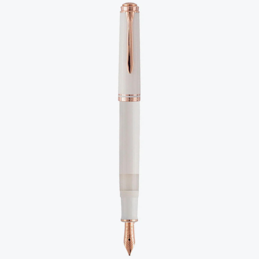 Pelikan Souverän M600 White and Rose Gold Fountain Pen