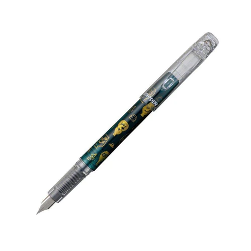 Platinum Preppy Monogatari Sake (Green) Edition Fountain Pen Fine - Pencraft the boutique