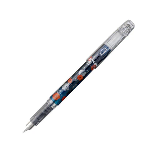 Platinum Preppy Monogatari Tsubaki (Blue) Edition Fountain Pen Fine - Pencraft the boutique