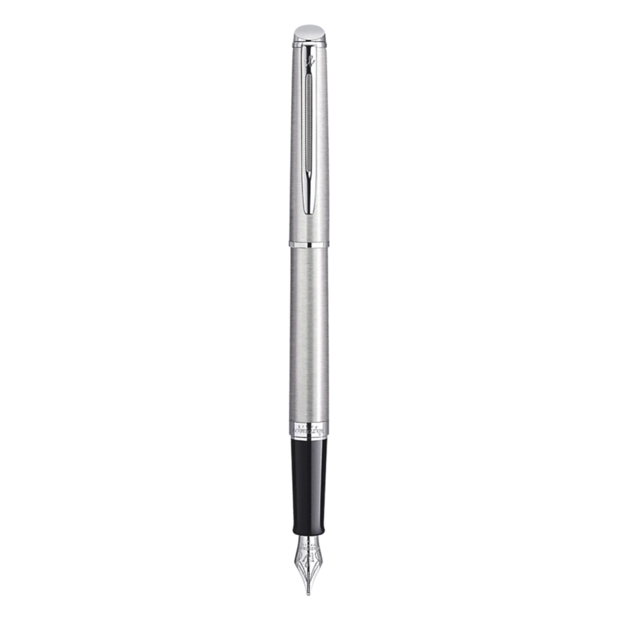 Waterman Hemisphere Stainless Steel Chrome Trim Fountain Pen