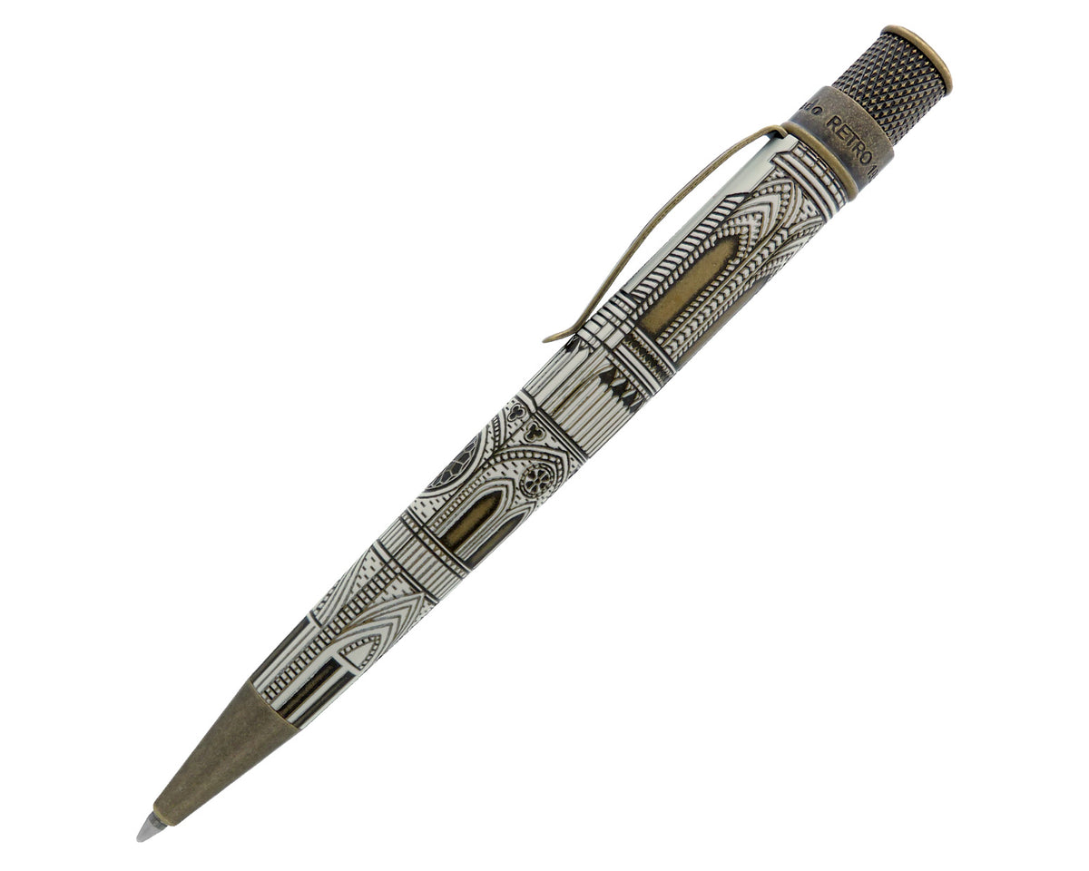 Retro 51 Tornado Vintage Metalsmith Cathedral Rollerball