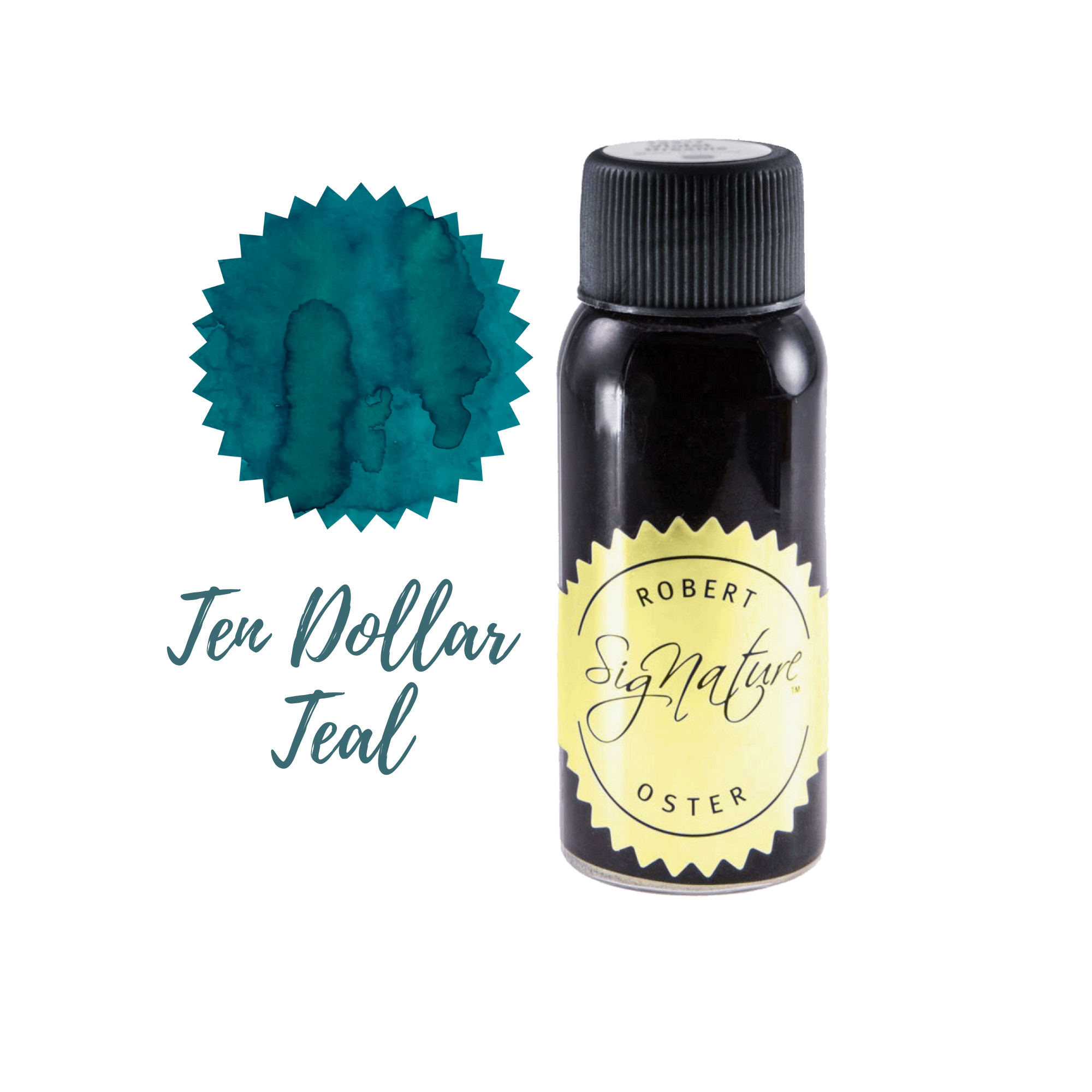 Robert Oster Signature Ink Bottle LE Ten Dollar Teal