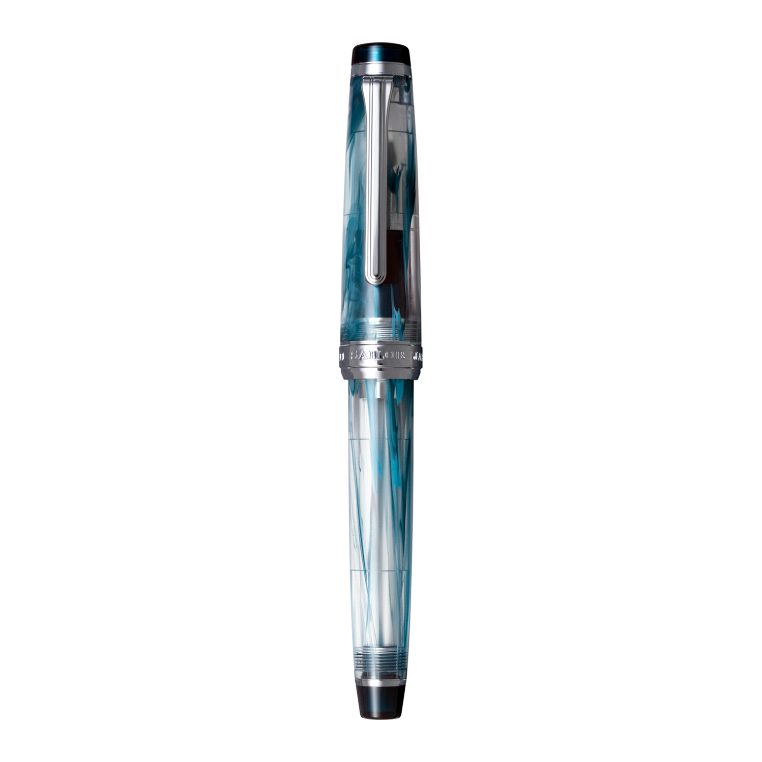 Sailor Veilio Blue Green Fountain Pen (F) 21K