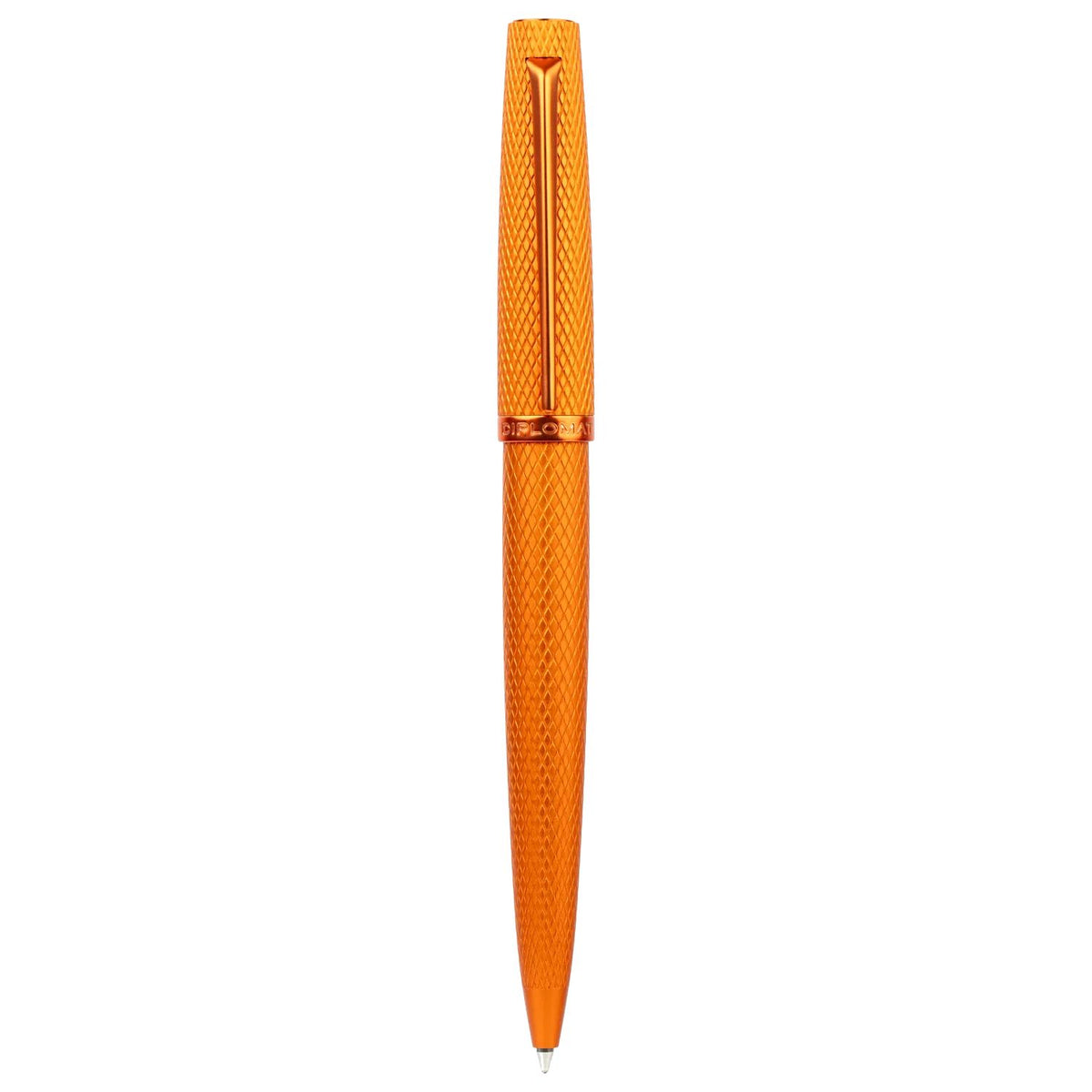 Diplomat Viper Orange Guilloche Ballpoint