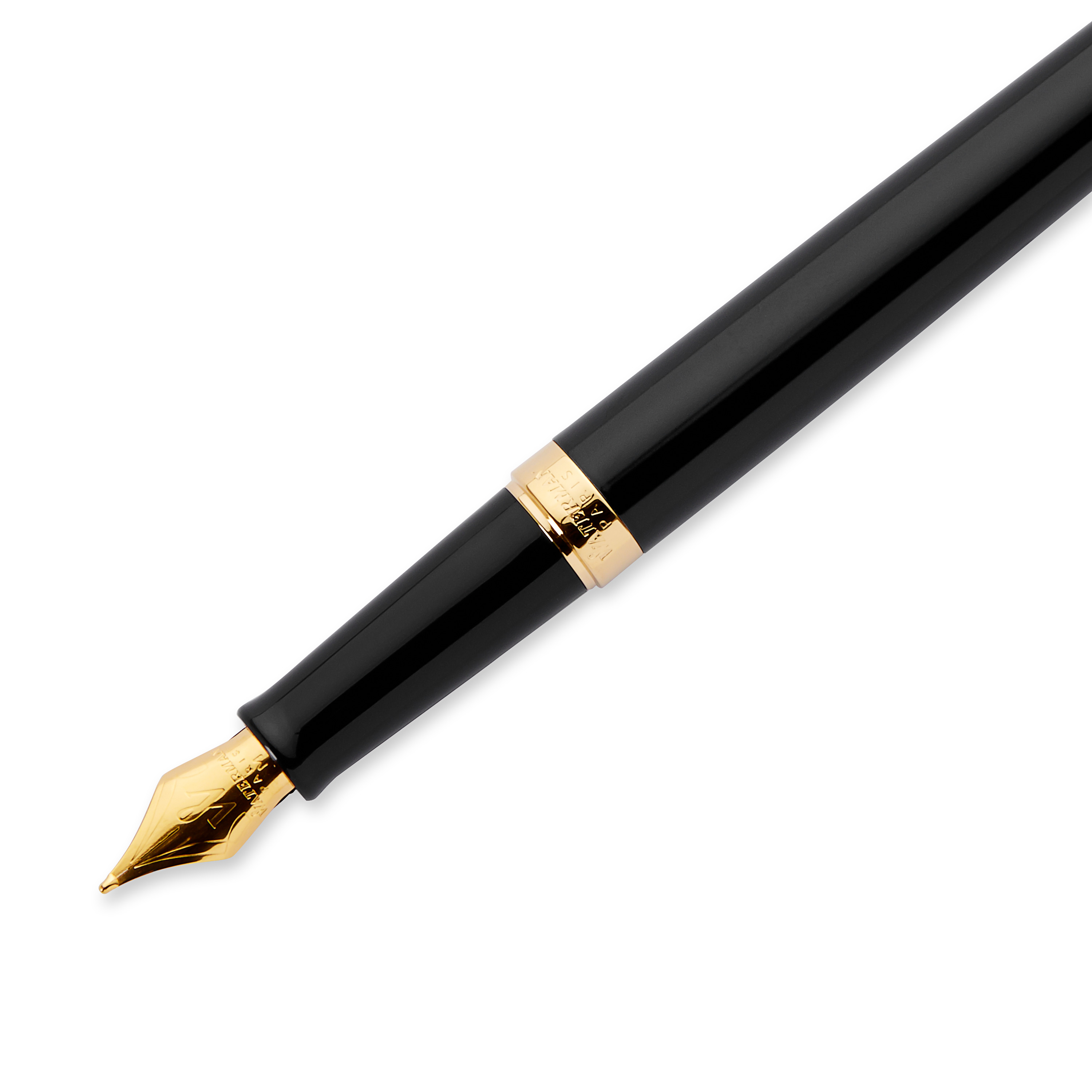 Waterman Hemisphere Black Gold Trim Fountain Pen - Pencraft the boutique