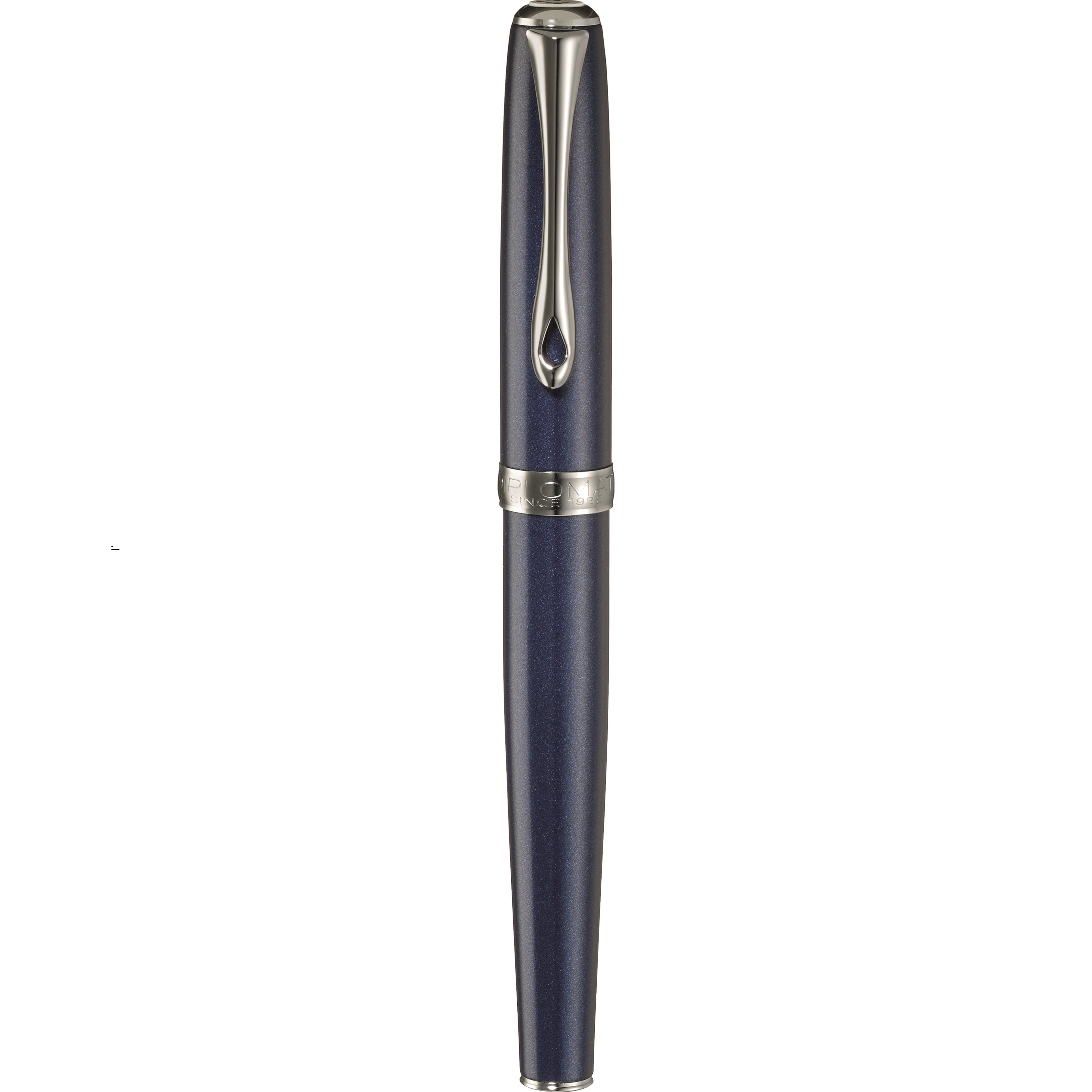 Diplomat Excellence A2 Midnight Blue Chrome Trim Rollerball