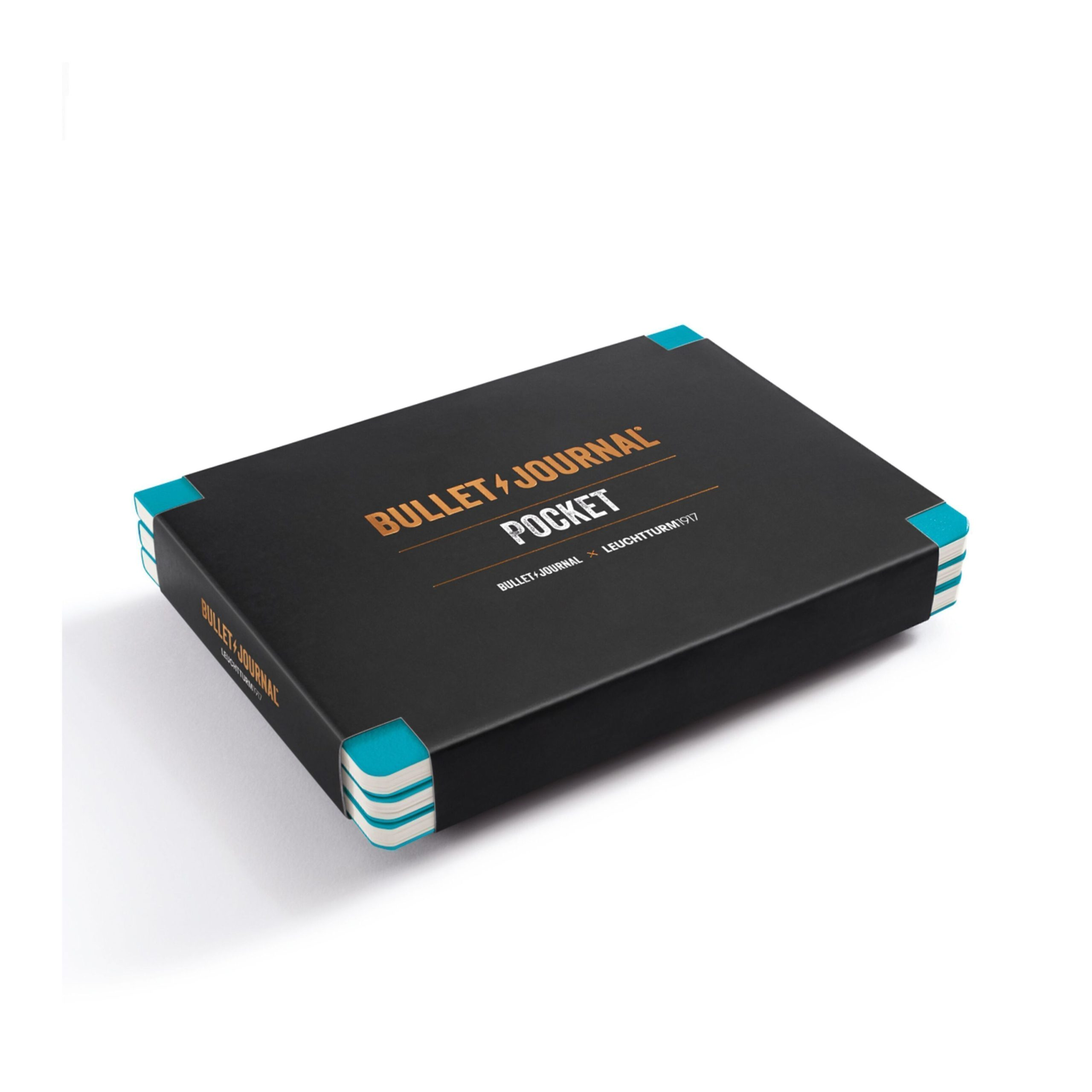 Leuchtturm1917 Bullet Journal Notebook 3 Pack Pocket Dotted Turquoise - Pencraft the boutique