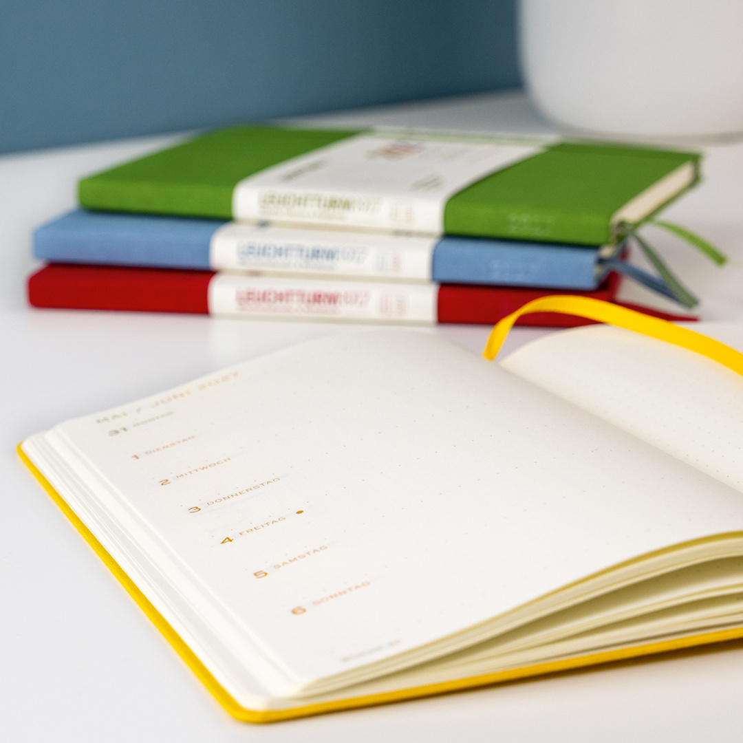 Leuchtturm1917 Colourful Seasons Weekly Planner & Notebook 2027 A5 Dotted Hardcover