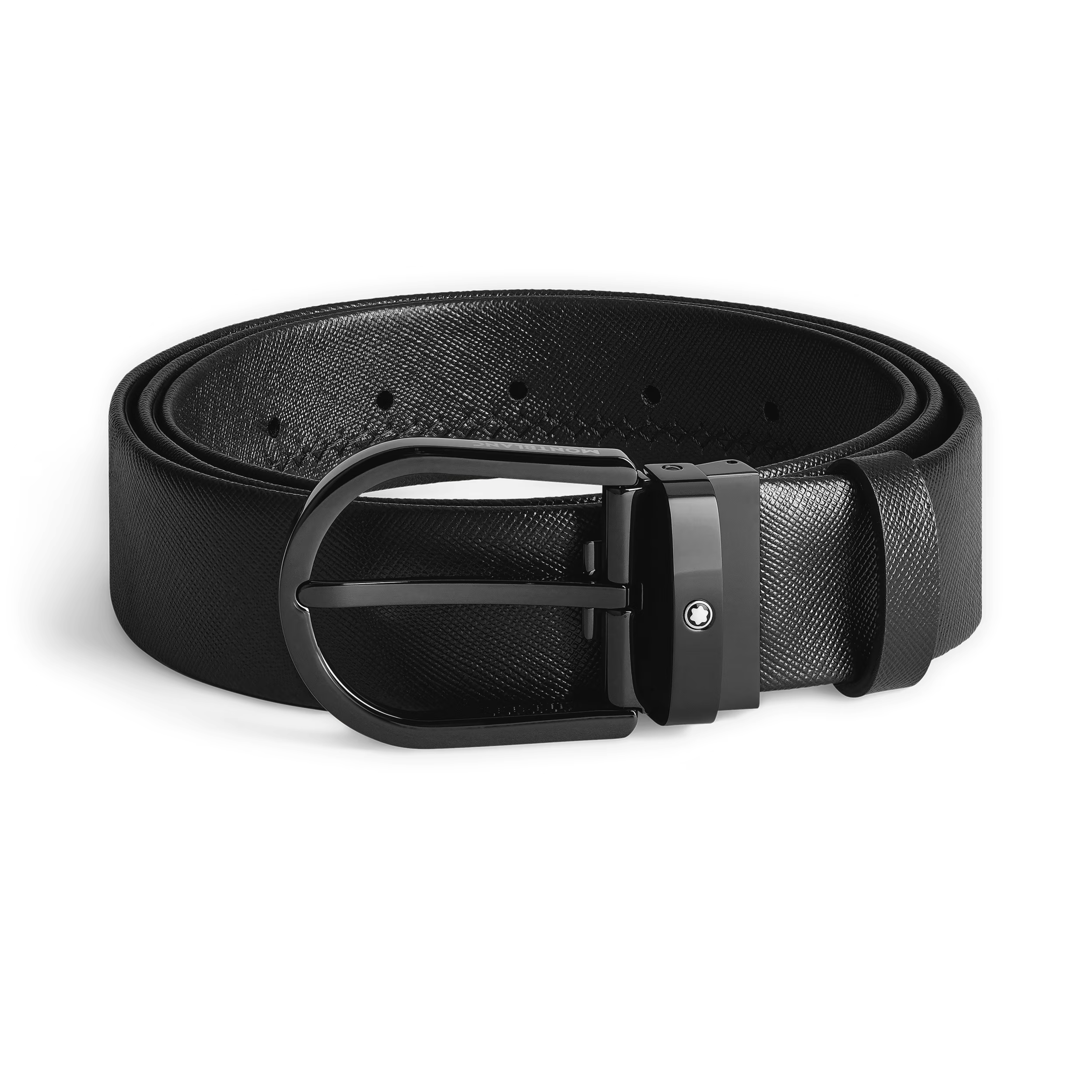 Montblanc Horseshoe 35 mm Belt in Sartorial Leather - Pencraft the boutique