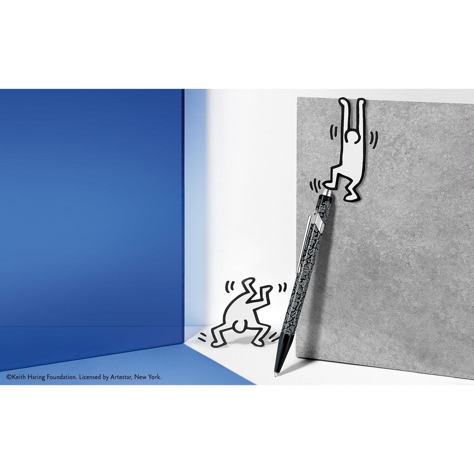 Caran D'Ache + Keith Haring 849 Special Edition Black Ballpoint - Pencraft the boutique