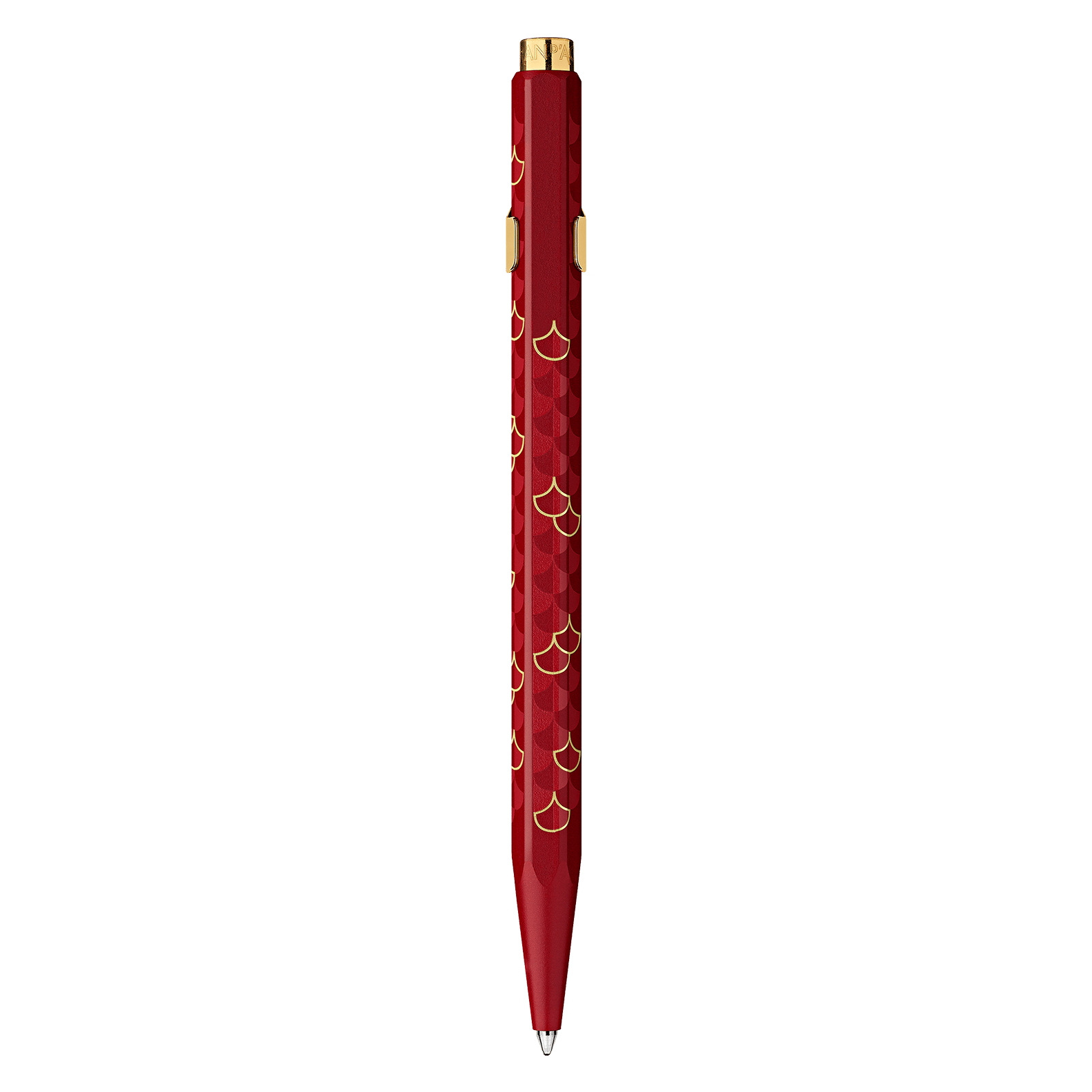 Caran d'Ache 849 Burgundy Dragon Special Edition Ballpoint Pen - Pencraft the boutique