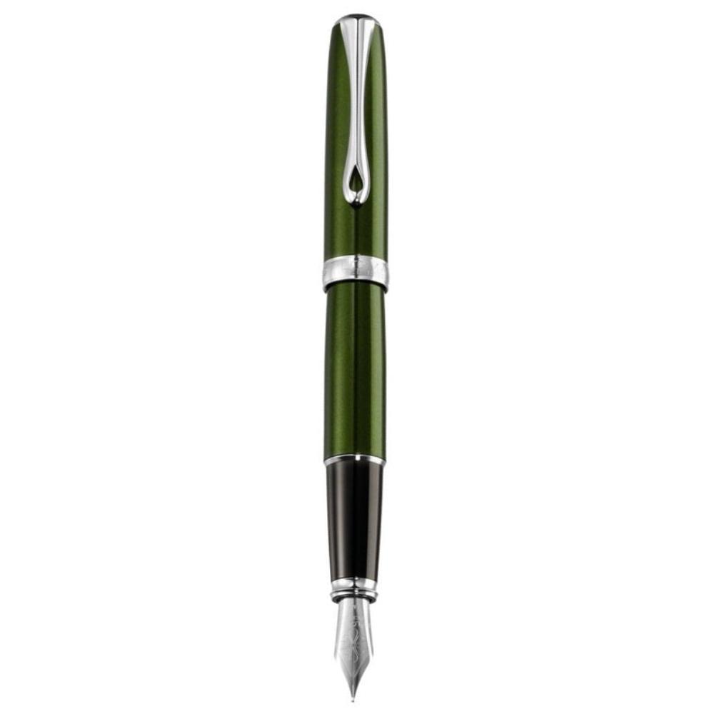 Diplomat Excellence A2 Evergreen Chrome Trim Fountain Pen