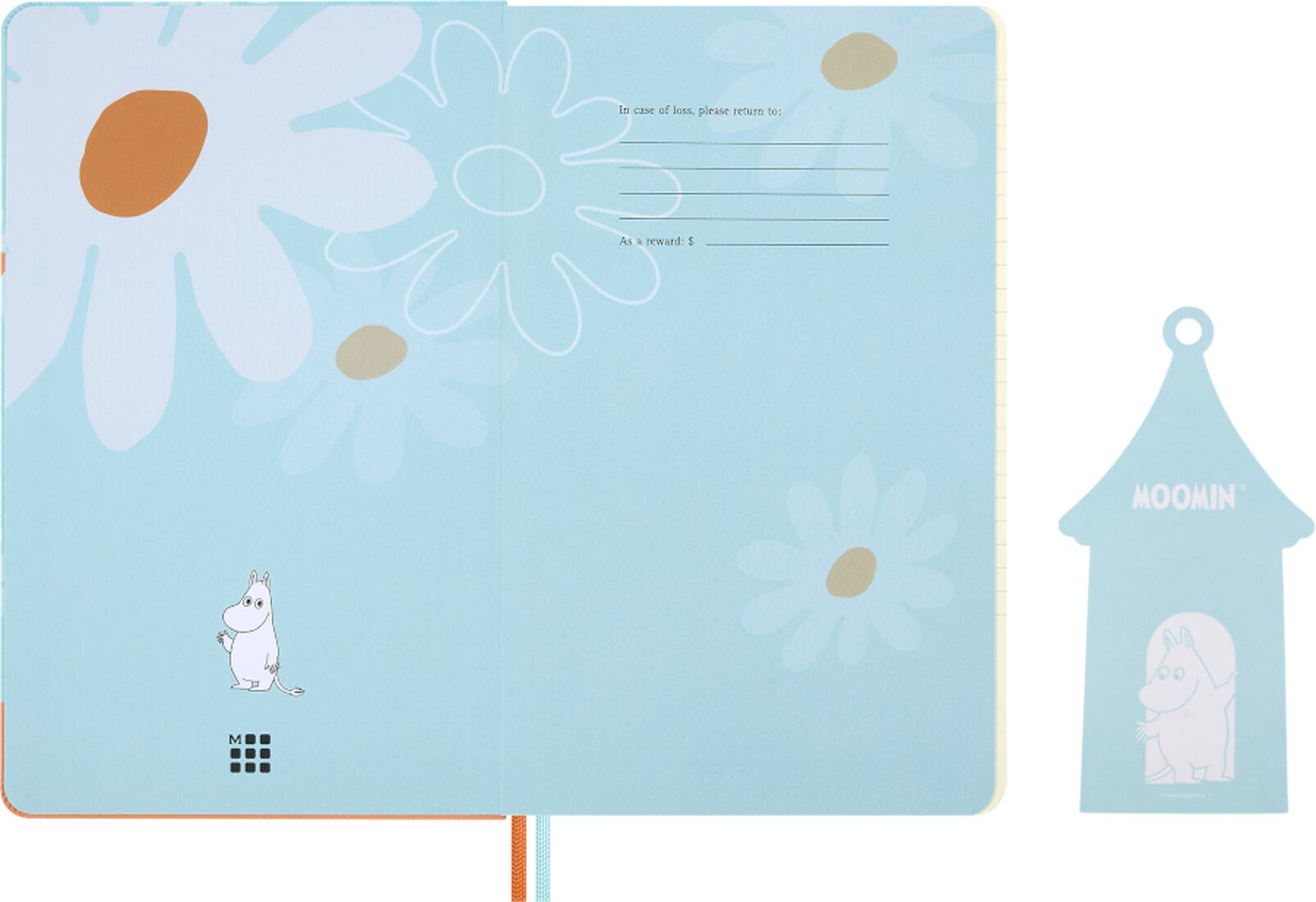 Moleskine Limited Edition Moomin Hardcover Notebook Large Ruled - Blue