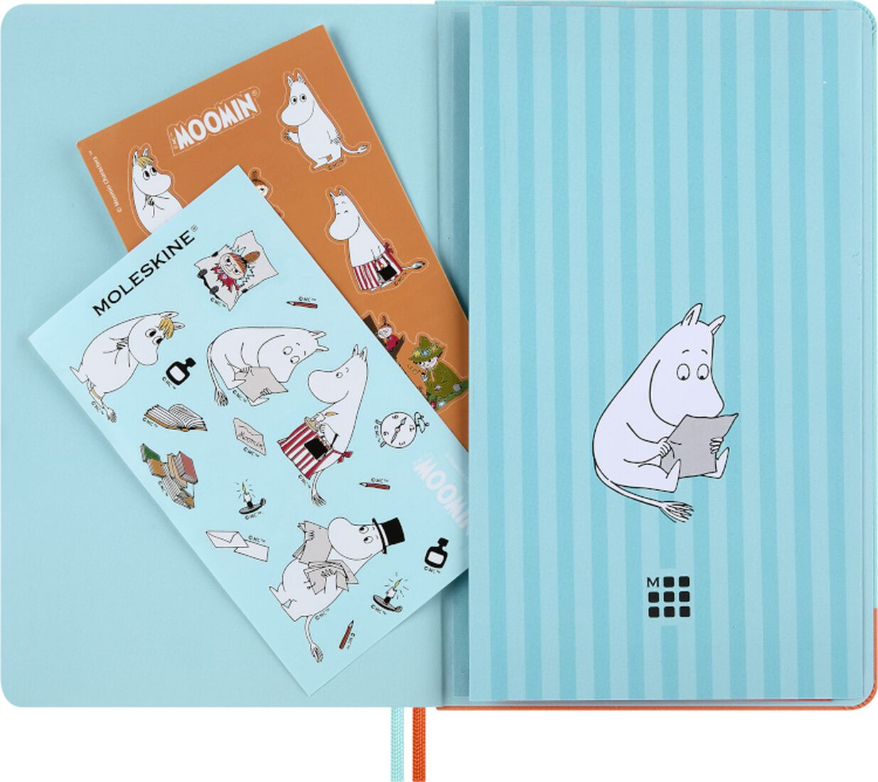 Moleskine Limited Edition Moomin Hardcover Notebook Large Ruled - Blue