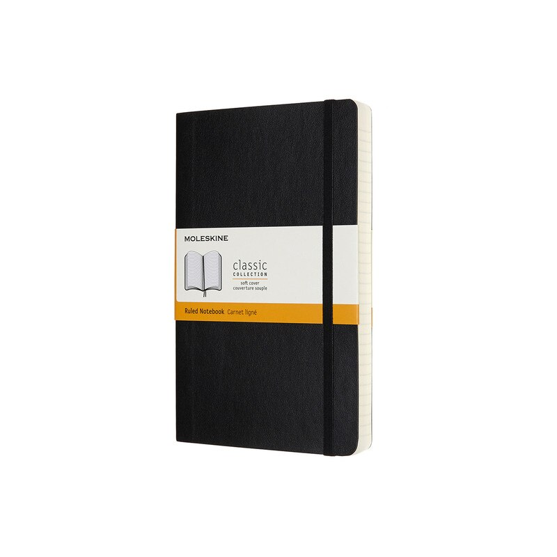 Moleskine Classic Soft Cover Expanded Notebook Large Black