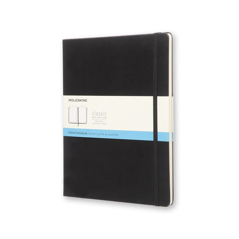 Moleskine Classic Hard Cover Notebook Dot Grid Extra Large Black