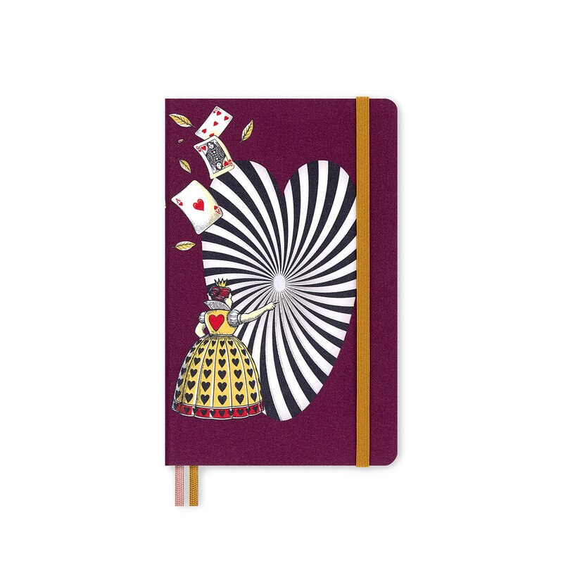 Moleskine Alice in Wonderland Hard cover Notebook Plain Large