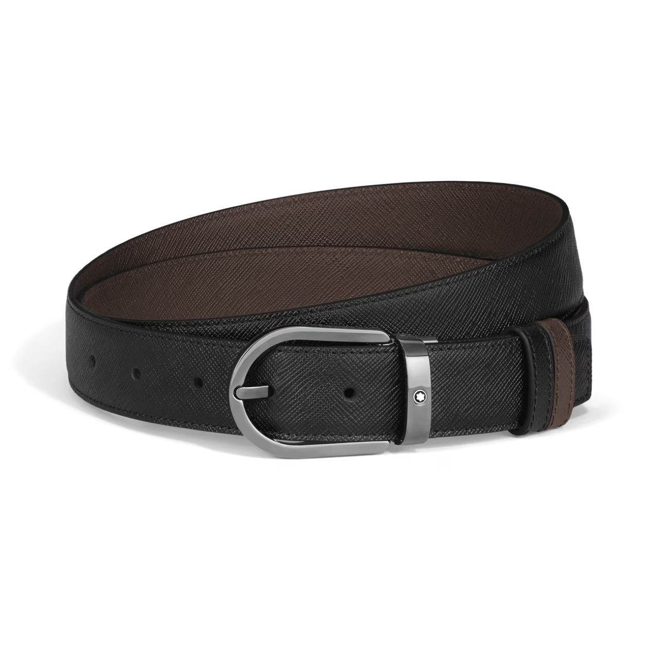 Montblanc Horseshoe 30 mm Belt in Sartorial Leather