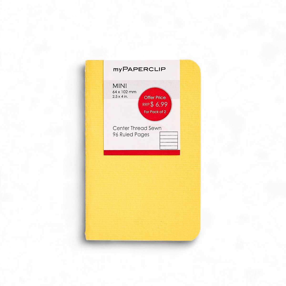 myPAPERCLIP Mini Notebook - Ruled