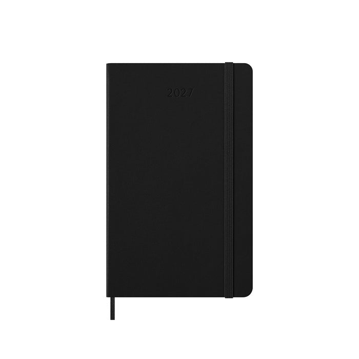Moleskine 2027 12 Month Weekly Notebook Hardcover Diary Large - Black