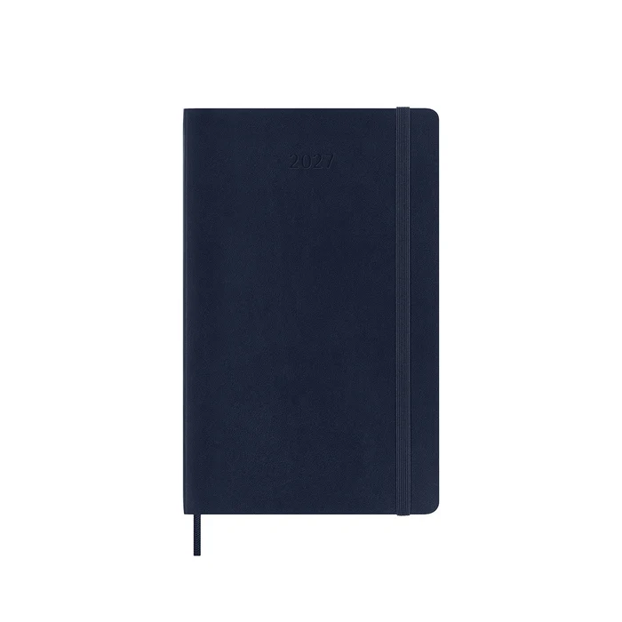 Moleskine 2027 12 Month Weekly Notebook Diary  Soft Cover Large Sapphire Blue