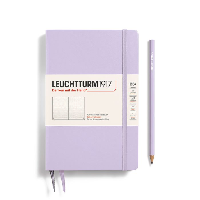 Leuchtturm1917 Notebook Hardcover Paperback (B6+) Dotted Lilac