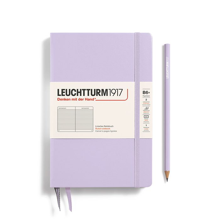 Leuchtturm1917 Notebook Hardcover (B6+) Ruled Lilac