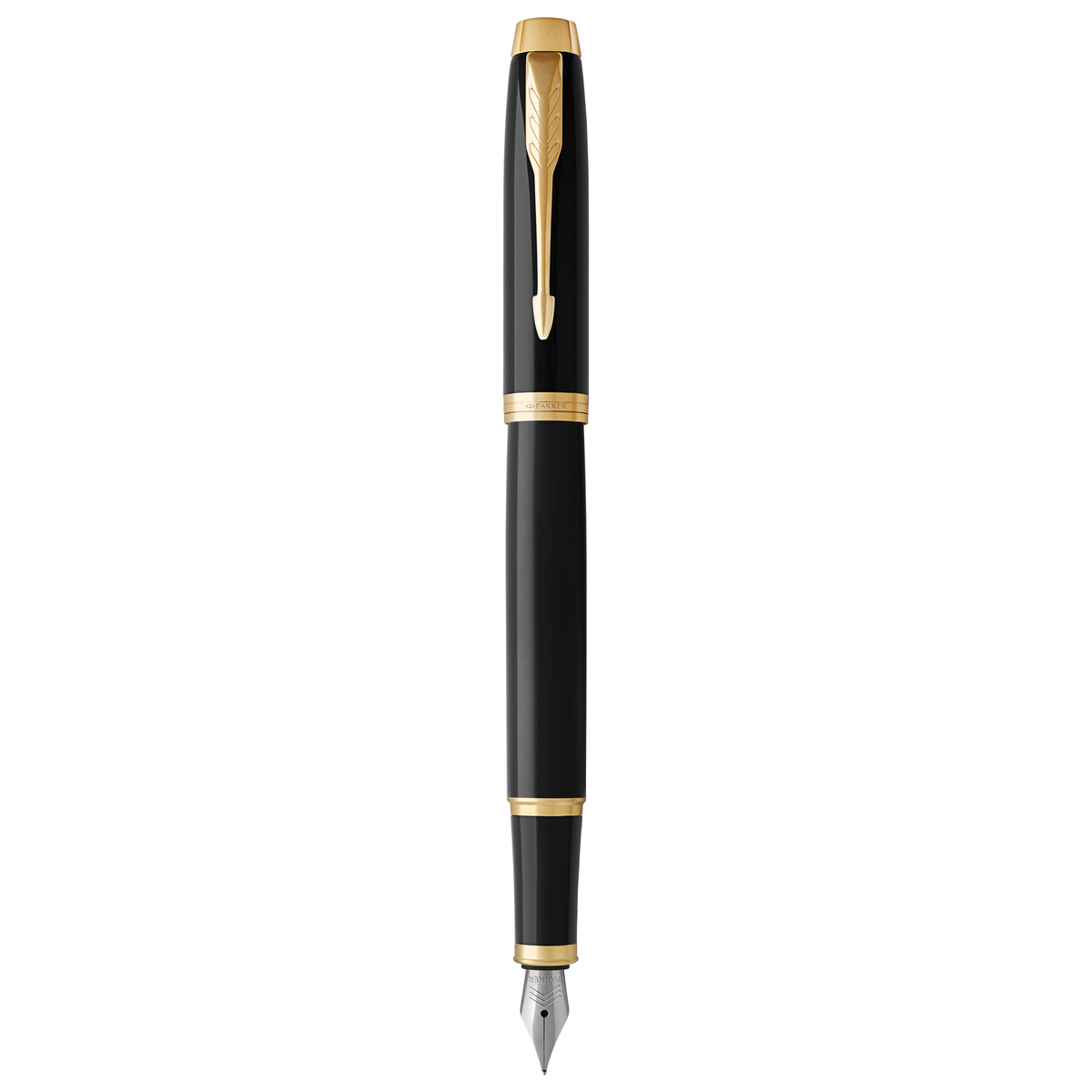 Parker IM Black Gold Trim Fountain Pen