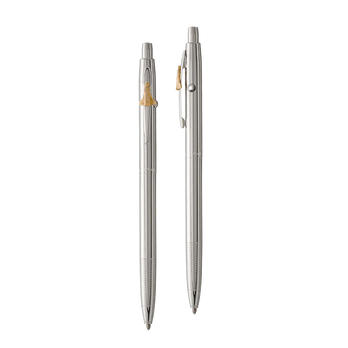 Fisher Space pen Chrome Plated with Gold Shuttle