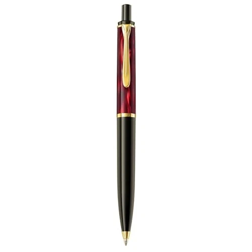 Pelikan K200 Marble Red Ballpoint Pen - Pencraft the boutique