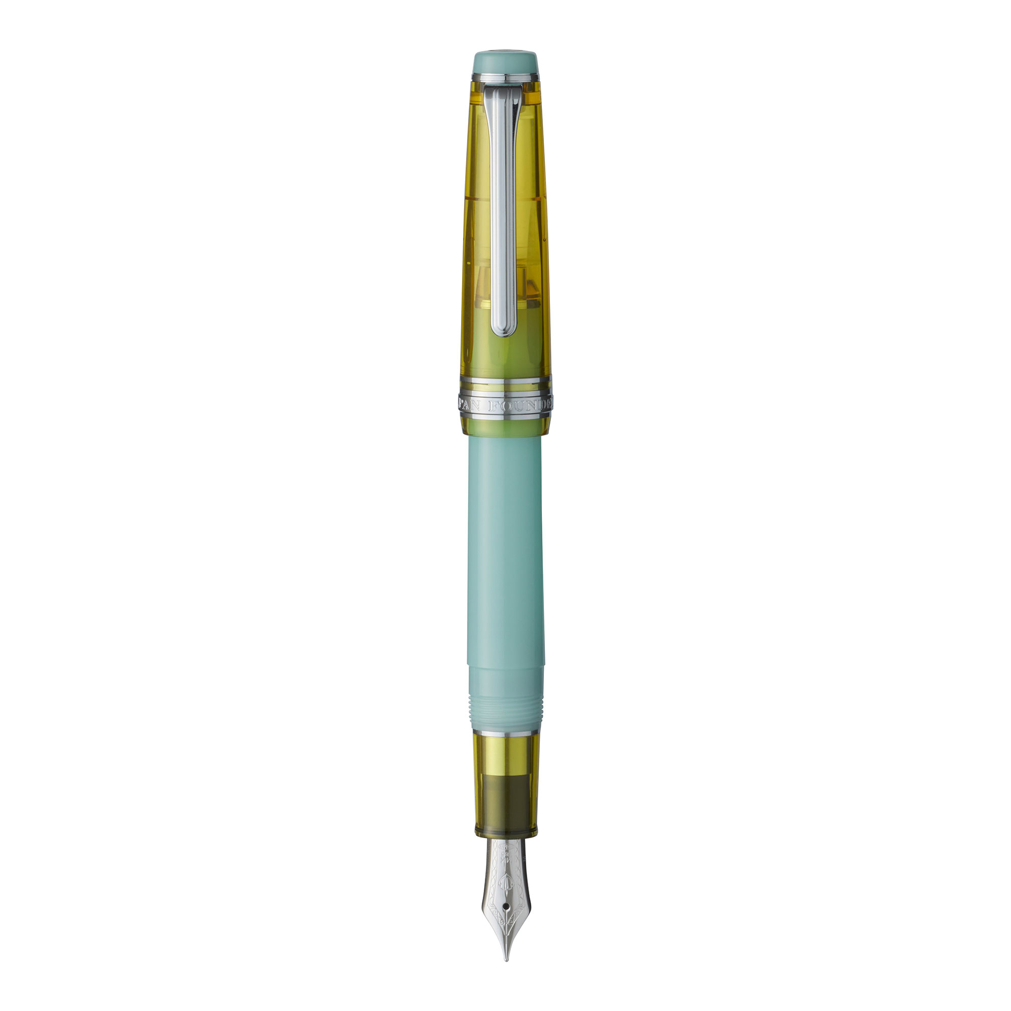 Sailor Pro Gear Slim Manyo Fountain Pen SET - Bamboo Shoot M + Nagi Ink