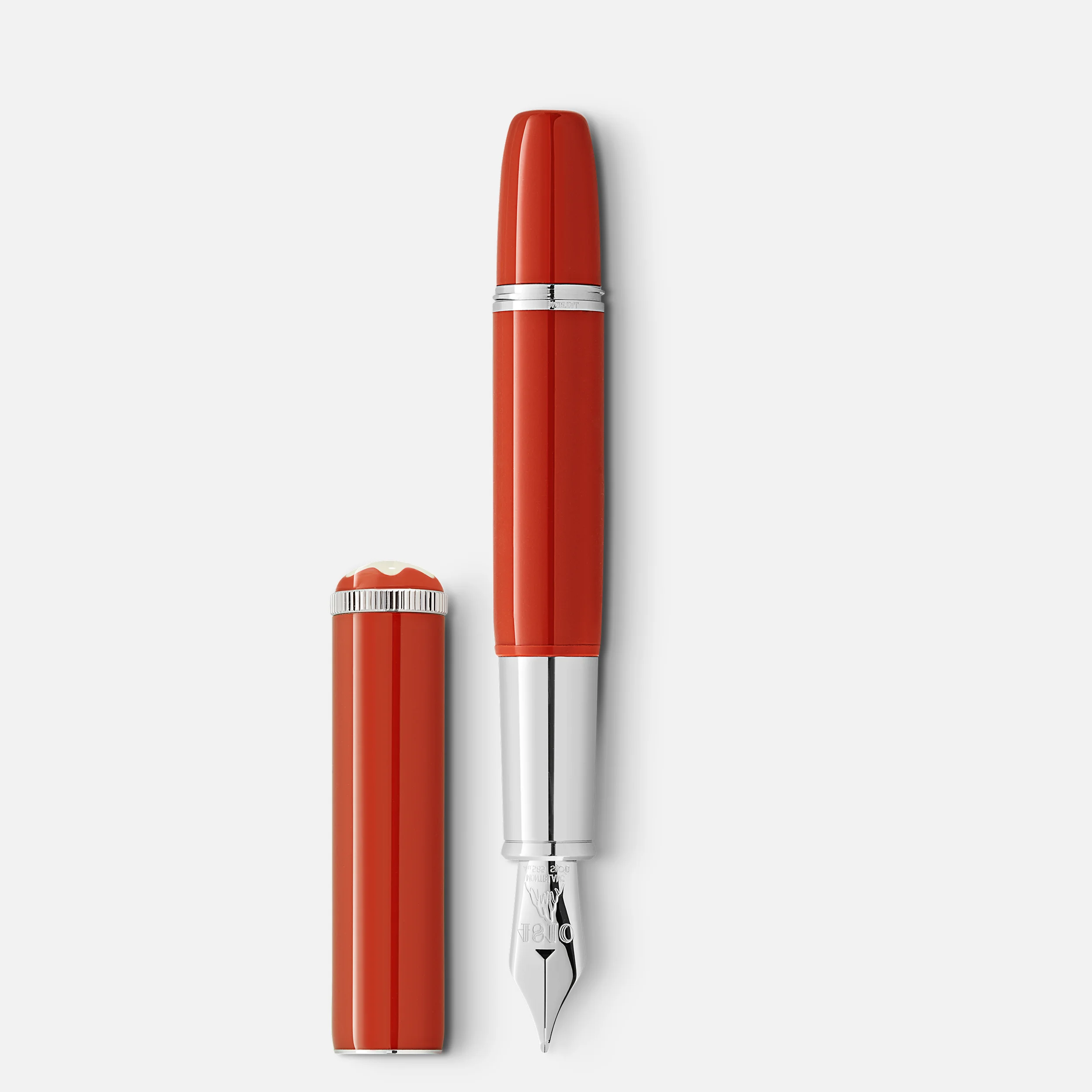 Montblanc Heritage Rouge et Noir Baby Coral Fountain Pen - Pencraft the boutique