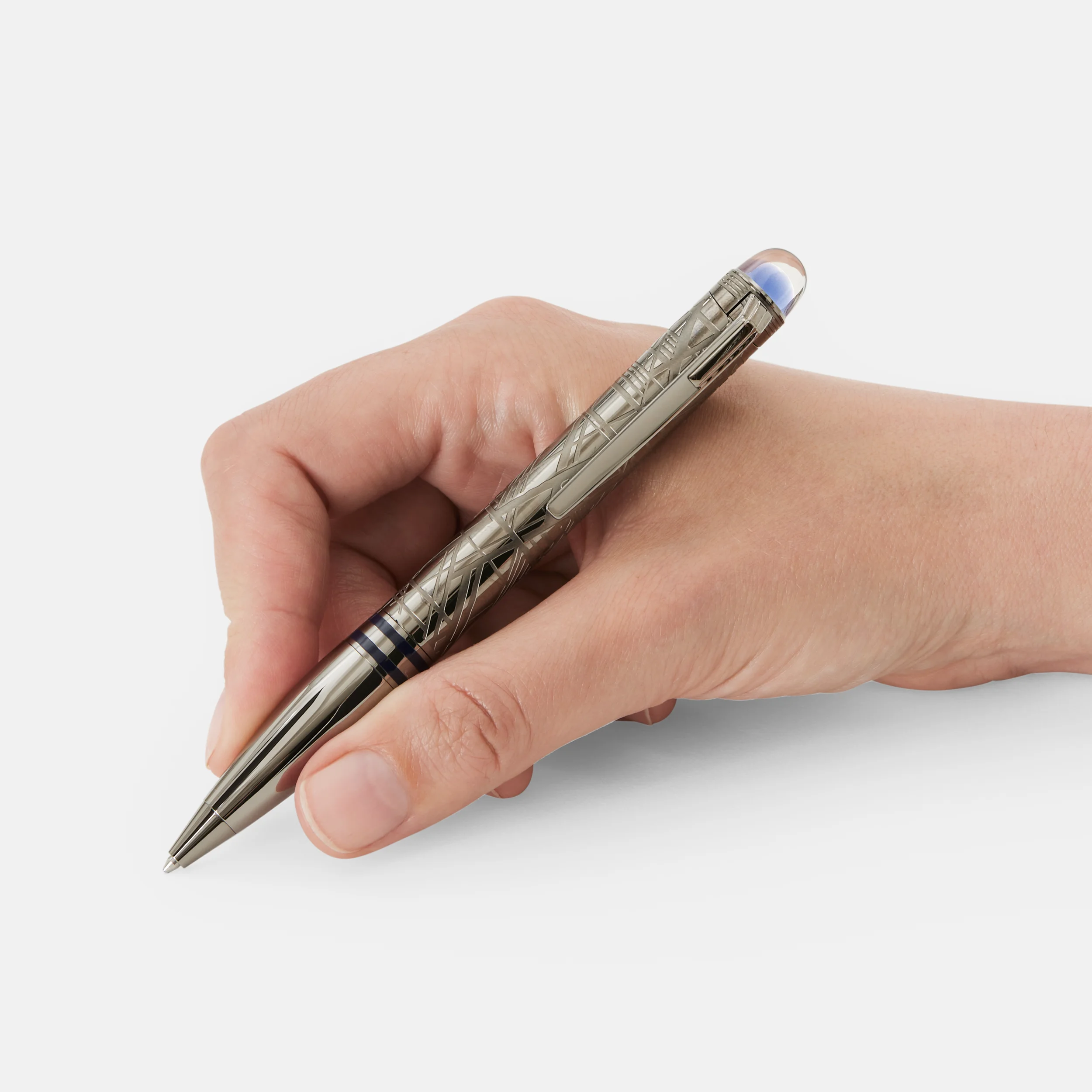 Montblanc Starwalker SpaceBlue Metal BallPoint - Pencraft the boutique